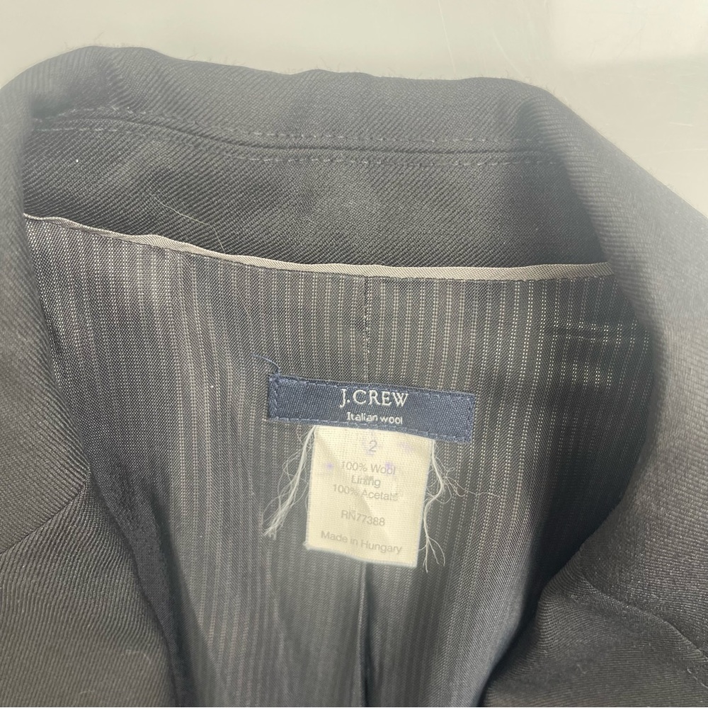 J.Crew woman’s dress jacket Italian wool size 2 - Picture 2 of 3